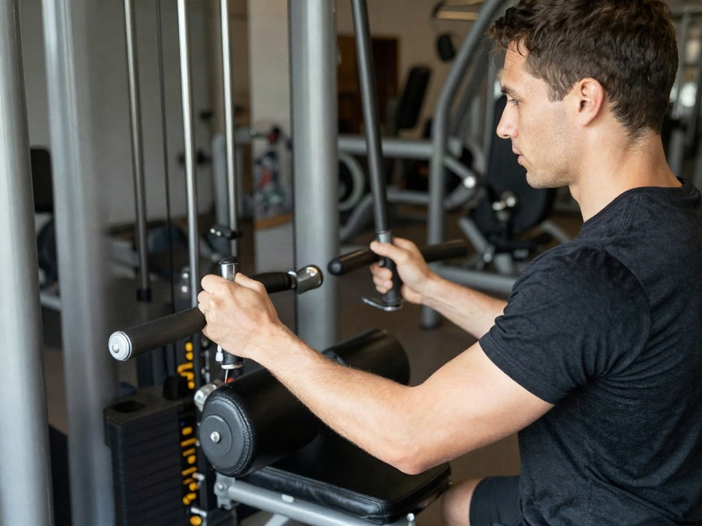 Fitnessstudio Geräte einstellen